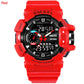 SMAEL 1436 Men Sports Watch Military Watches LED Quartz Dual Display Waterproof Outdoor Sport Men's Wristwatches Relogio Masculino
