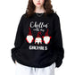 Christmas hoodie Christmas three little people print