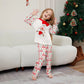 Christmas Deer Letter Snowflake Christmas Family Matching Printed Loungewear Pajamas