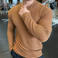 Fashion Knit Long Sleeve Top for Men  Autumn/Winter Casual Sweater