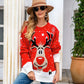 Christmas Deer Jacquard Women's Sweater