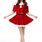 Christmas costume Winter women's red Christmas costume stage performance costume