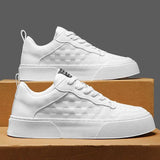 Summer men's new breathable white shoes men's trendy and versatile thick soled sports shoes casual shoes board shoes trendy shoes