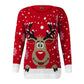 Christmas Deer Jacquard Women's Sweater
