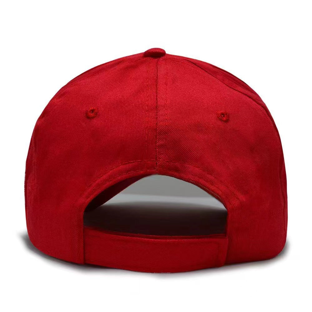 American embroidered baseball cap Trump peaked cap sun protection sun hat couple style sports cap