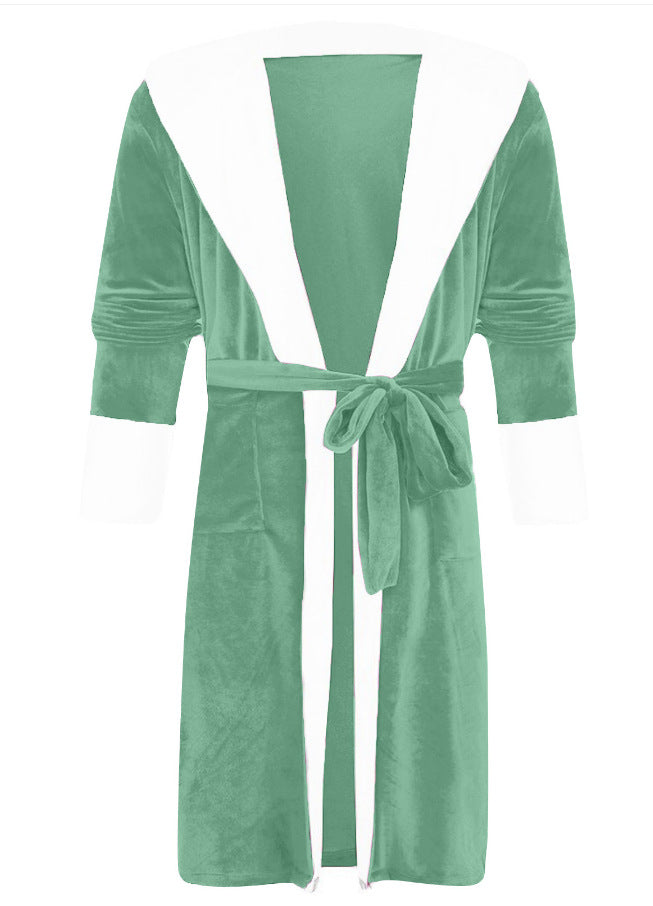 Ms Xiangses Lapel Nightgown And Loungewear For Fall And Winter