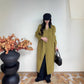 Long Double-sided Wool Coat In Korean Style