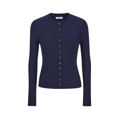 Single-breasted Knitted Cardigan Jacket