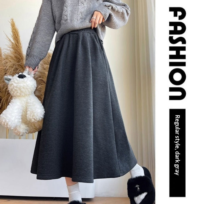 Mid Length Loose Fitting Womens Skirt